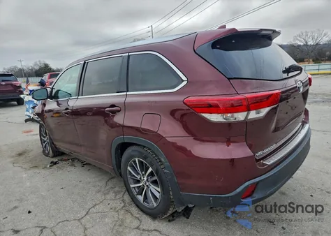 2017 Toyota Highlander Se from USA, damaged, VIN 5TDJZRFH8HS472631